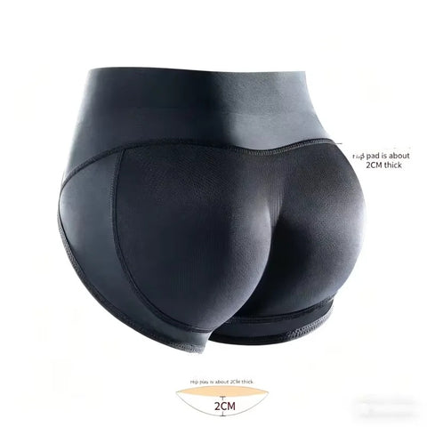 Women Underwear Body Shaper Buttocks Padded Panties Mid-Waist Hip Pad Fake Butt Lifter Lingerie With Padding Panties